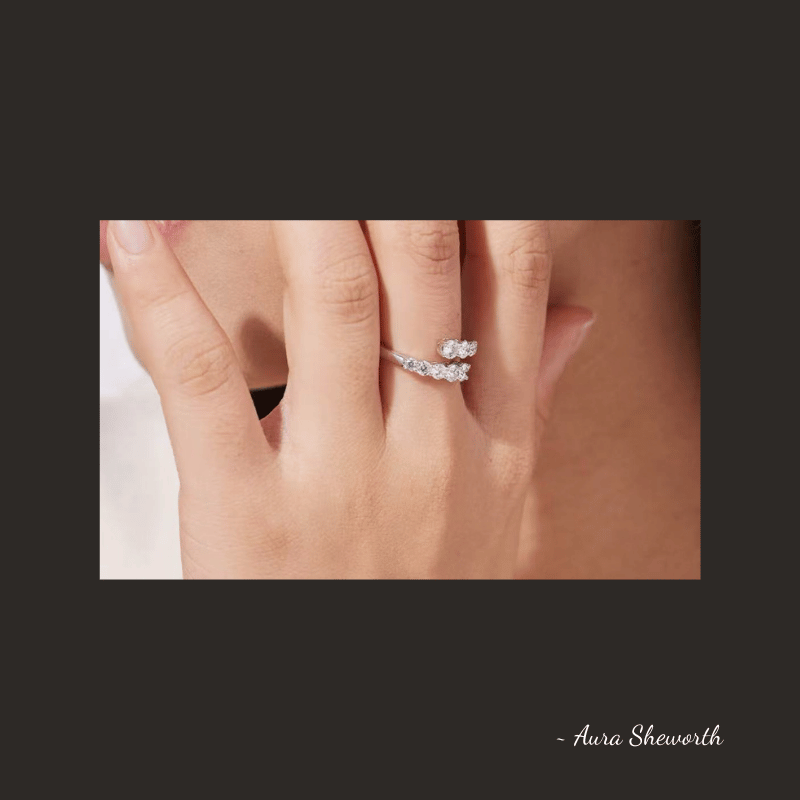 Lab-Grown 3 cts Cluster Ring Setting Hypoallergenic Engagement Jewelry for Weddings & Daily Wear Cluster