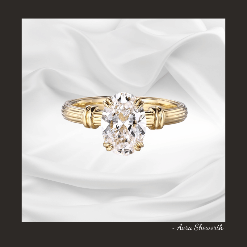 Lab-Grown Solitaire Ring | IGI D/VVS1 | Hypoallergenic Engagement Jewelry for Weddings & Daily Wear Oval