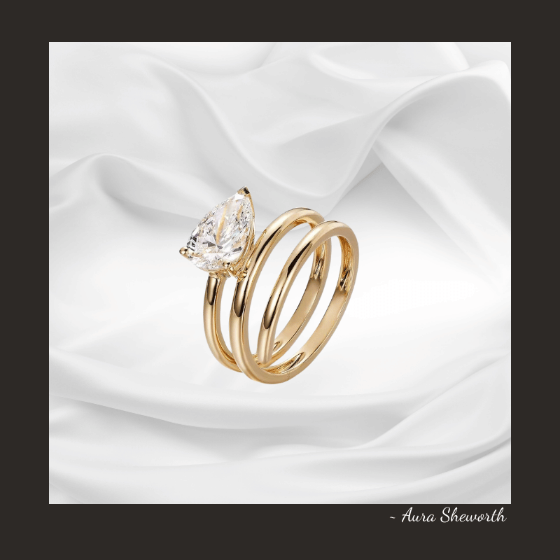 Pear Lab-Grown Solitaire Ring | IGI D/VVS1 | Hypoallergenic Engagement Jewelry for Weddings & Daily Wear