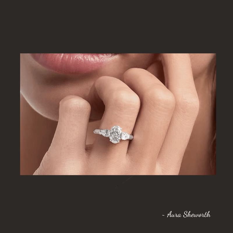 Lab-Grown Halo Ring | IGI D/VVS1 | Hypoallergenic Engagement Jewelry for Weddings & Daily Wear Oval