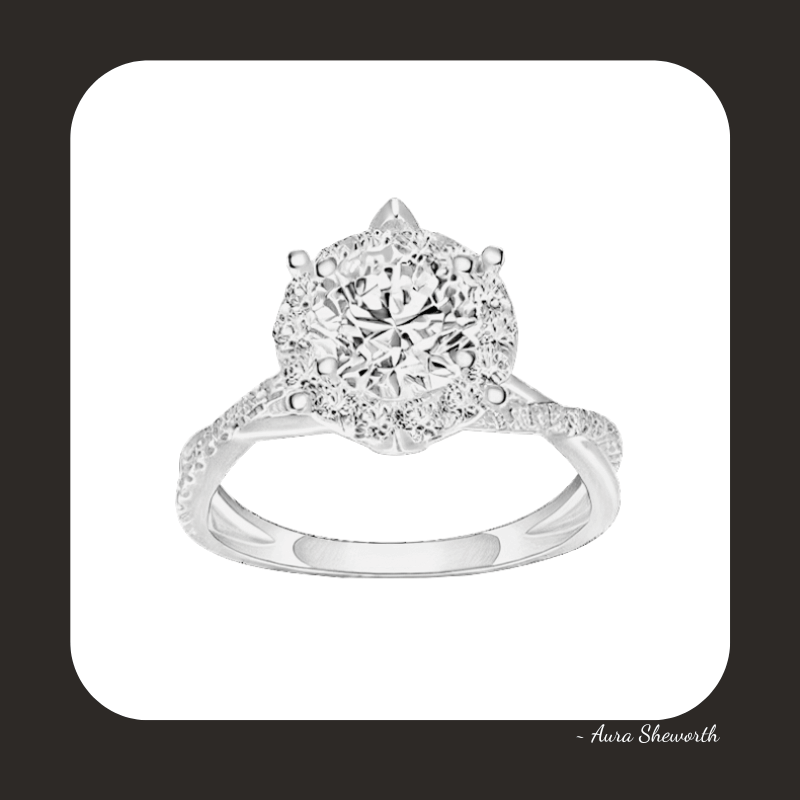 Lab-Grown Halo Ring | IGI D/VVS1 | Hypoallergenic Engagement Jewelry for Weddings & Daily Wear Round