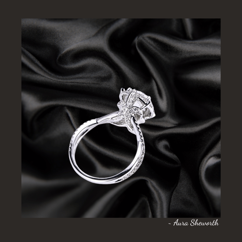 Lab-Grown Halo Ring | IGI D/VVS1 | Hypoallergenic Engagement Jewelry for Weddings & Daily Wear Round