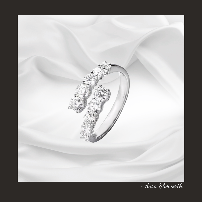 Lab-Grown 3 cts Cluster Ring Setting Hypoallergenic Engagement Jewelry for Weddings & Daily Wear Cluster