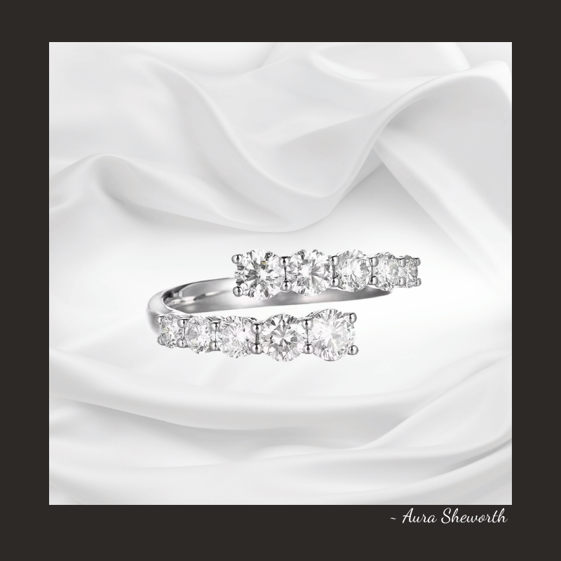 Lab-Grown 3 cts Cluster Ring Setting Hypoallergenic Engagement Jewelry for Weddings & Daily Wear Cluster
