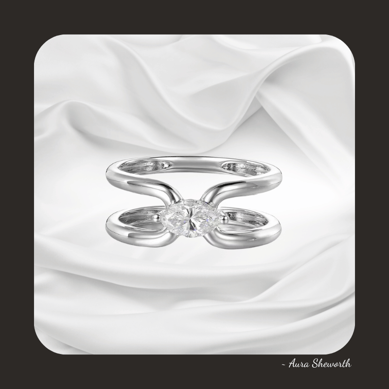 Lab-Grown Solitaire Ring | IGI D/VVS1 | Hypoallergenic Engagement Jewelry for Weddings & Daily Wear Marquise