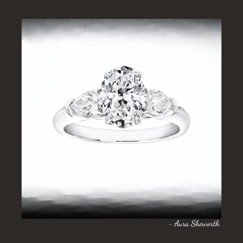 Lab-Grown Halo Ring | IGI D/VVS1 | Hypoallergenic Engagement Jewelry for Weddings & Daily Wear Oval