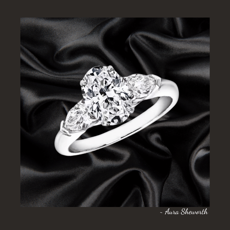 Lab-Grown Halo Ring | IGI D/VVS1 | Hypoallergenic Engagement Jewelry for Weddings & Daily Wear Oval