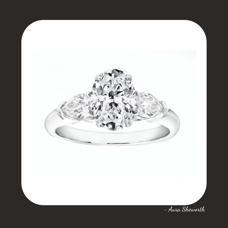 Lab-Grown Halo Ring | IGI D/VVS1 | Hypoallergenic Engagement Jewelry for Weddings & Daily Wear Oval