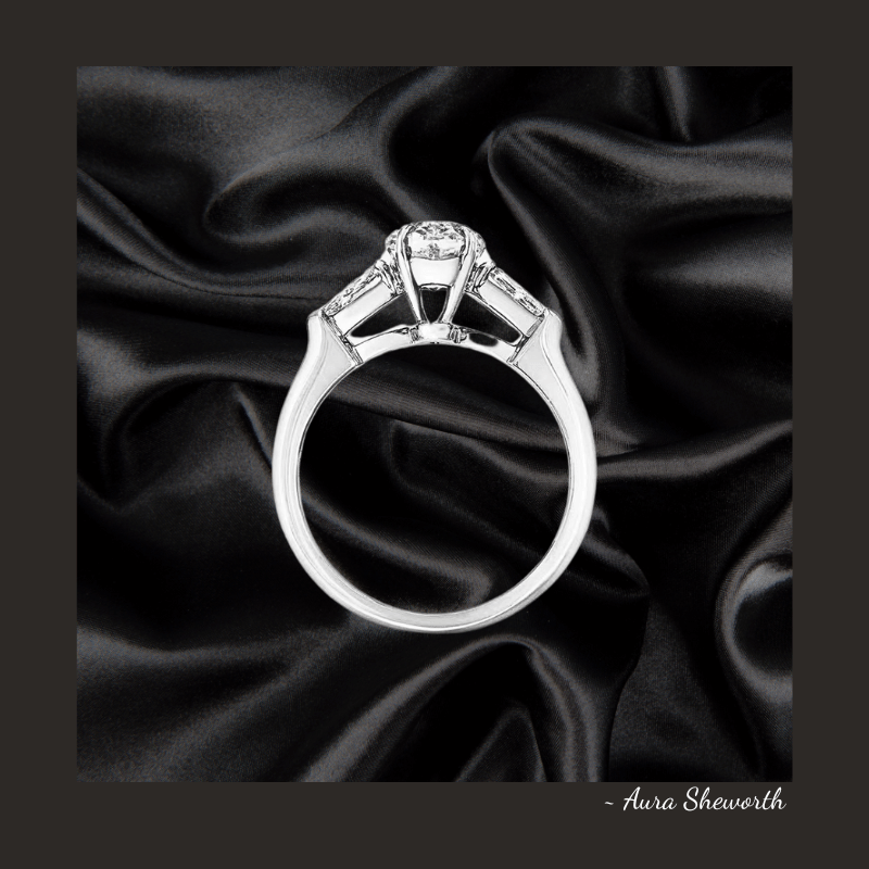 Lab-Grown Halo Ring | IGI D/VVS1 | Hypoallergenic Engagement Jewelry for Weddings & Daily Wear Oval