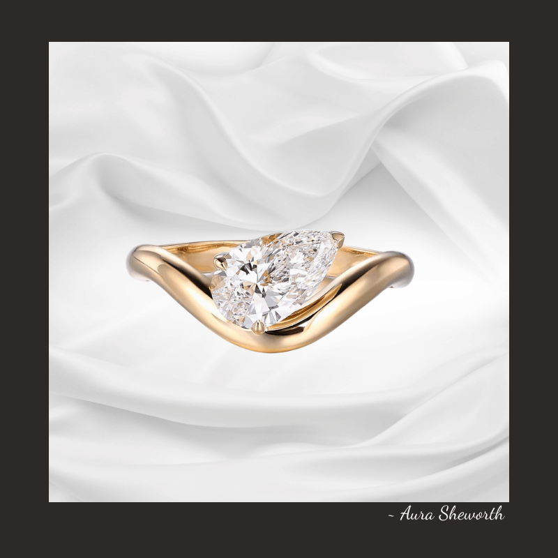 Lab-Grown Solitaire Ring | IGI D/VVS1 | Hypoallergenic Engagement Jewelry for Weddings & Daily Wear Pear Shape