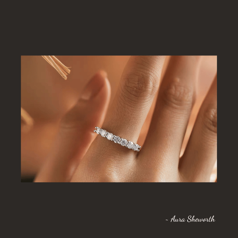 Lab-Grown Fashion Cluster Ring | Hypoallergenic Engagement Jewelry for Weddings &amp; Daily Wear